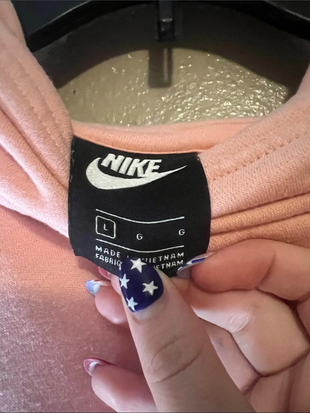 Nike pink hoodie